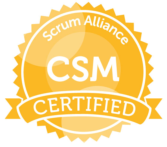 Certified Scrum Master seal