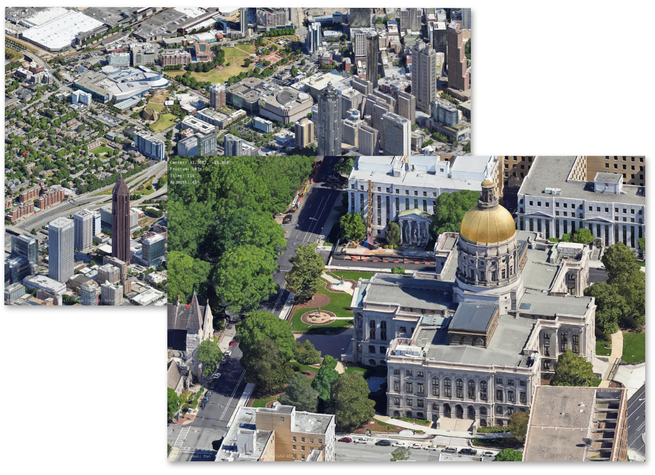 Isometric Atlanta — 3D map renderer