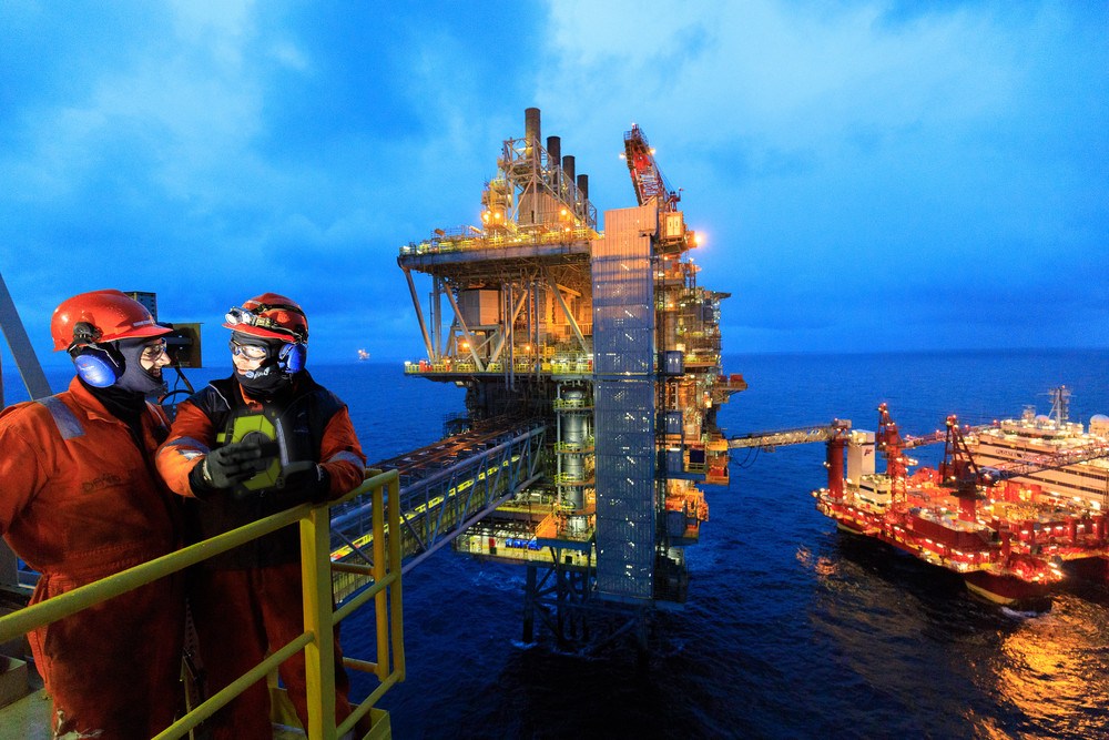 Clair Ridge platform in the North Sea